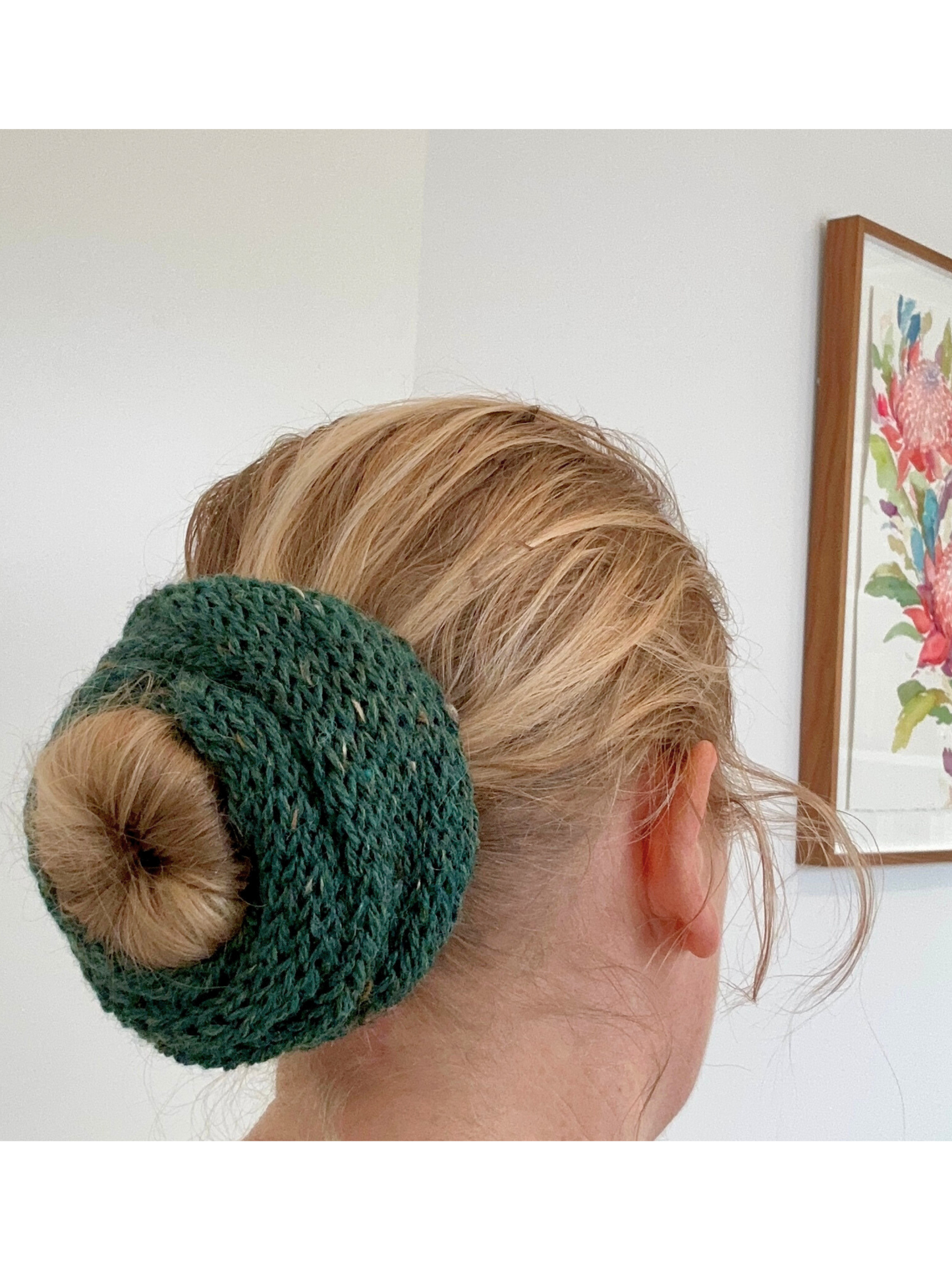 Oversized Tweed Knit Scrunchie