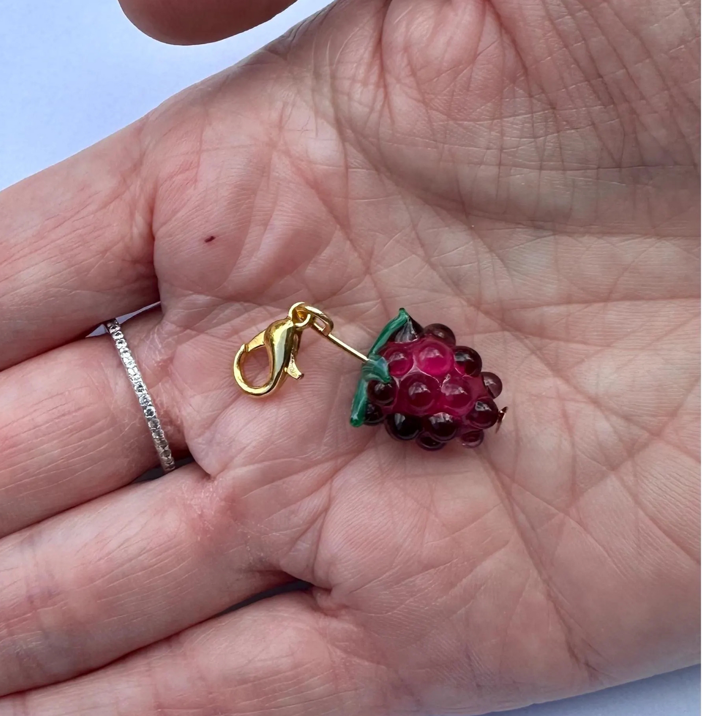 Grape Stitch Markers for Crochet and Knitting (set of five)