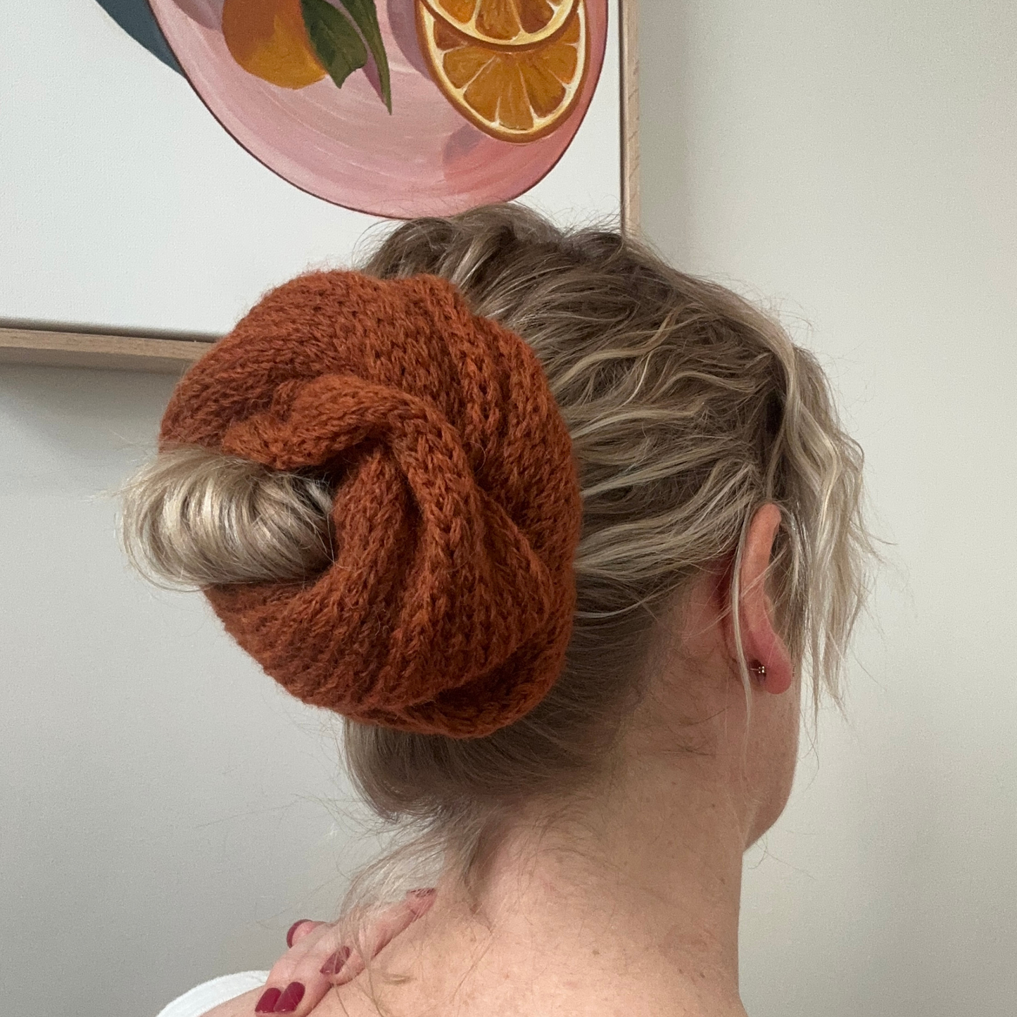 Chouchou Oversized Knit Scrunchie