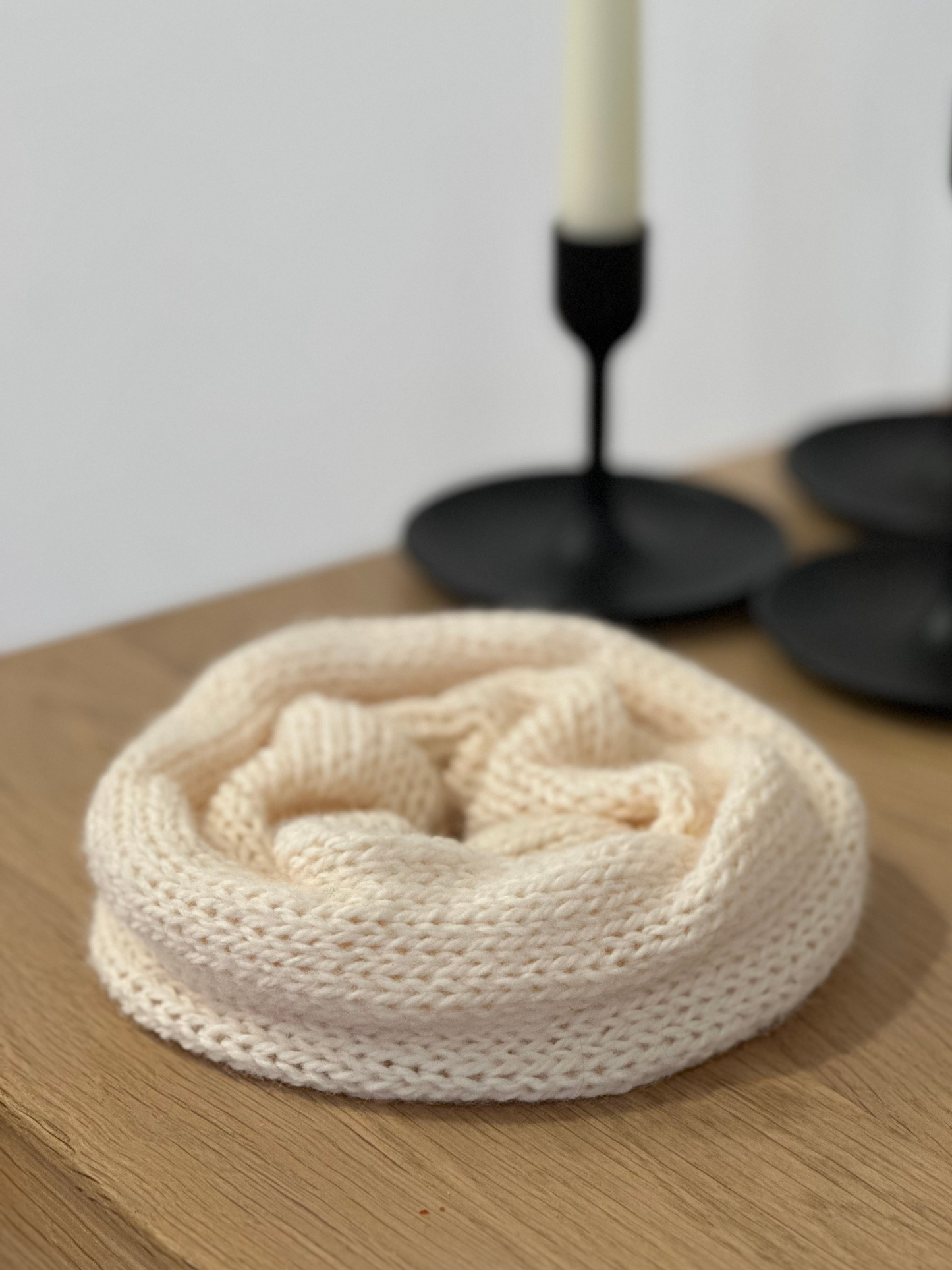 Oversized Knit Scrunchie | Vegan OEKO-TEX® Certified Yarn | Effortlessly Chic | Soft & Fluffy Hair Accessory