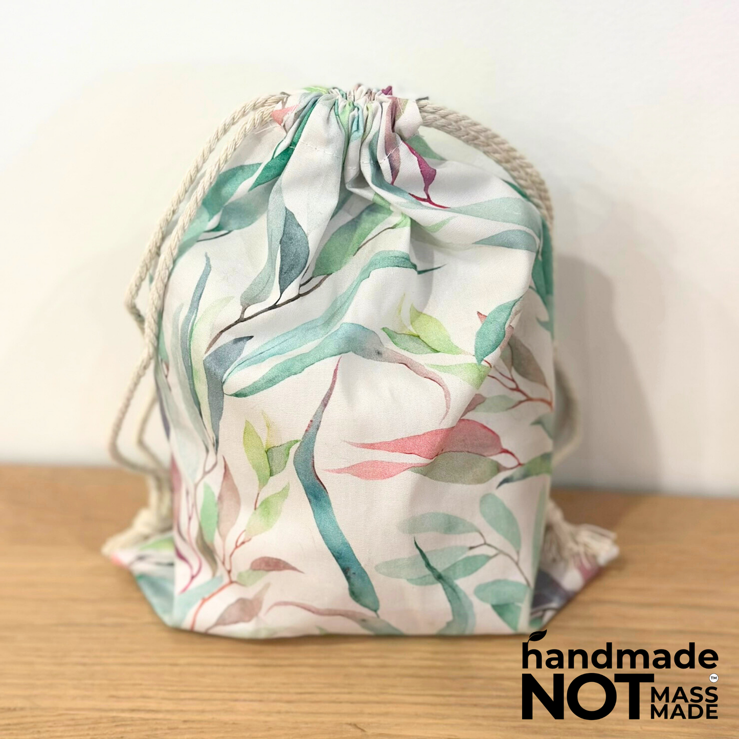 Handmade Knit Scrunchie Gift Set – Merino & Alpaca | Australian Native Bloom Collection | Reusable Cotton Gift Bag