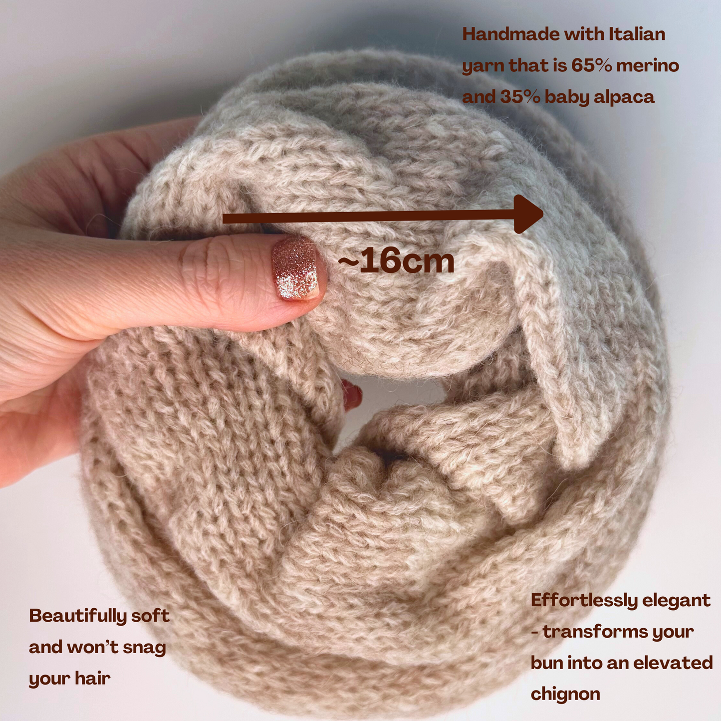 Chouchou Oversized Knit Scrunchie