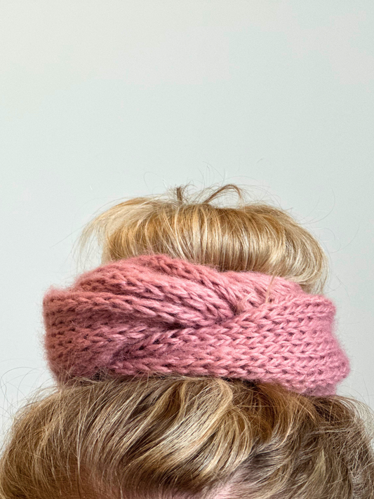 Oversized Knit Scrunchie - Vegan Yarn