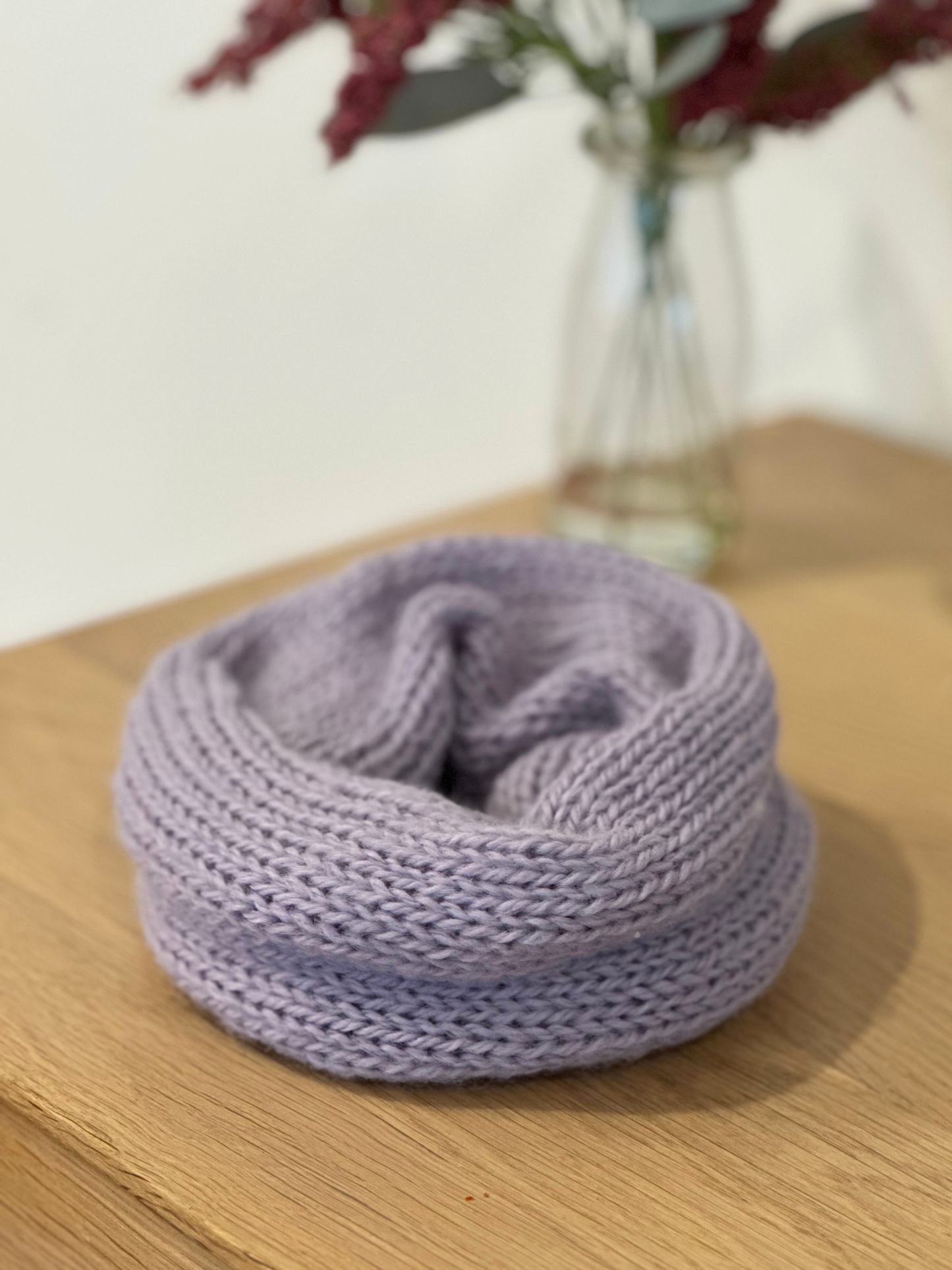 Oversized Knit Scrunchie - Vegan Yarn