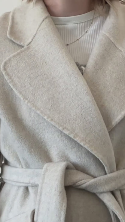 Knitted Scarf in Muted Ombré Shades