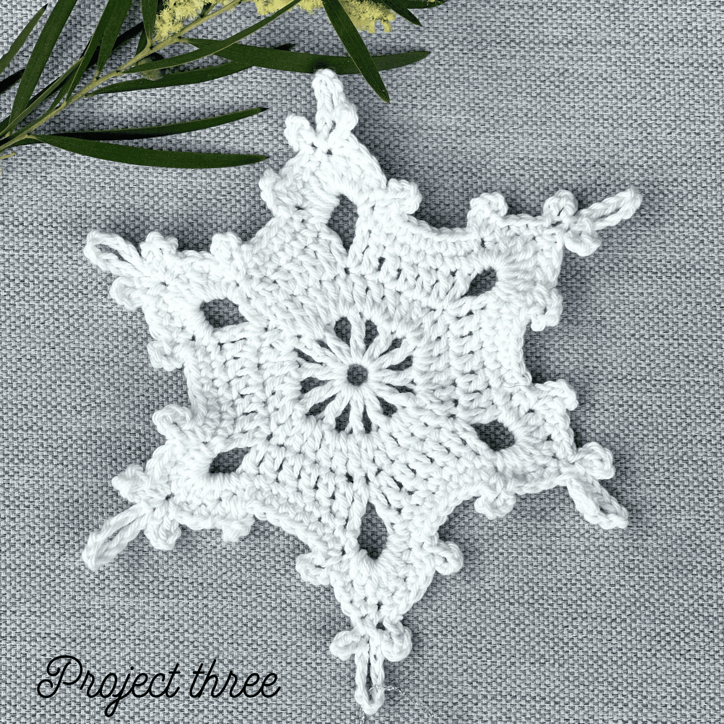 12-Day Crochet-A-Long Advent Calendar – Easy Christmas Ornaments Kit for Beginners
