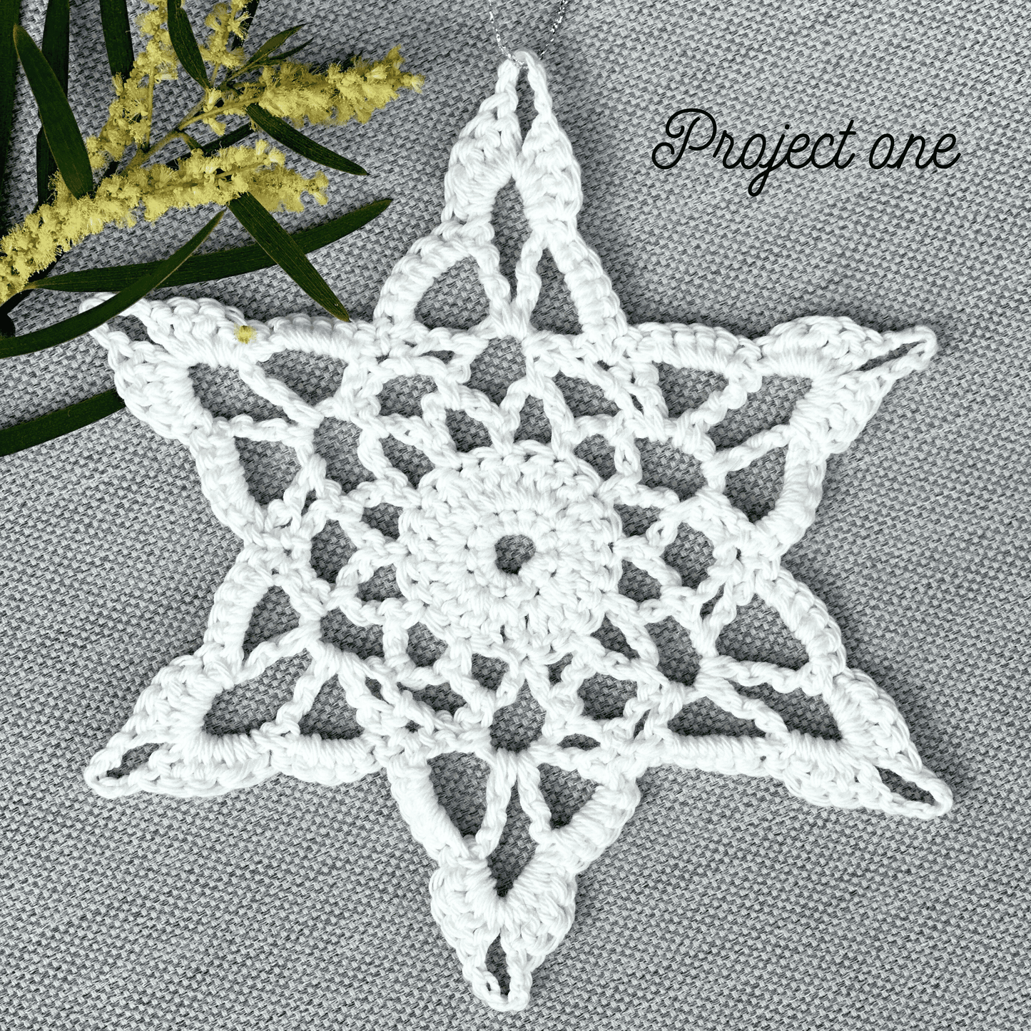 12-Day Crochet-A-Long Advent Calendar – Easy Christmas Ornaments Kit for Beginners